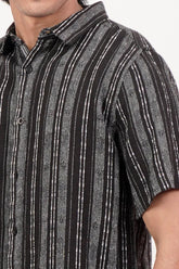 Men's Short Sleeve Shirt (Black)